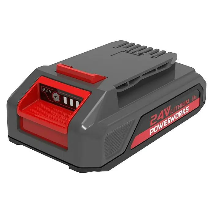 Powerworks Akku P24B2 24V – Li-Ionen-Akku, 2 Ah, kompatibel mit 24V Geräten