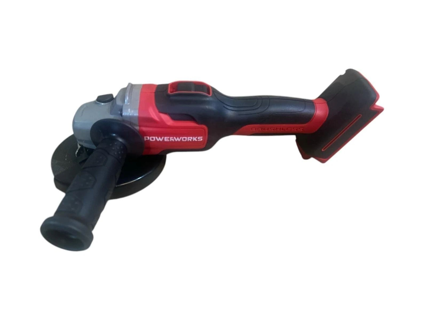 Powerworks Winkelschleifer PD24AG 24V – bürstenloser Motor, 125 mm Scheibe, ohne Akku und Ladestation